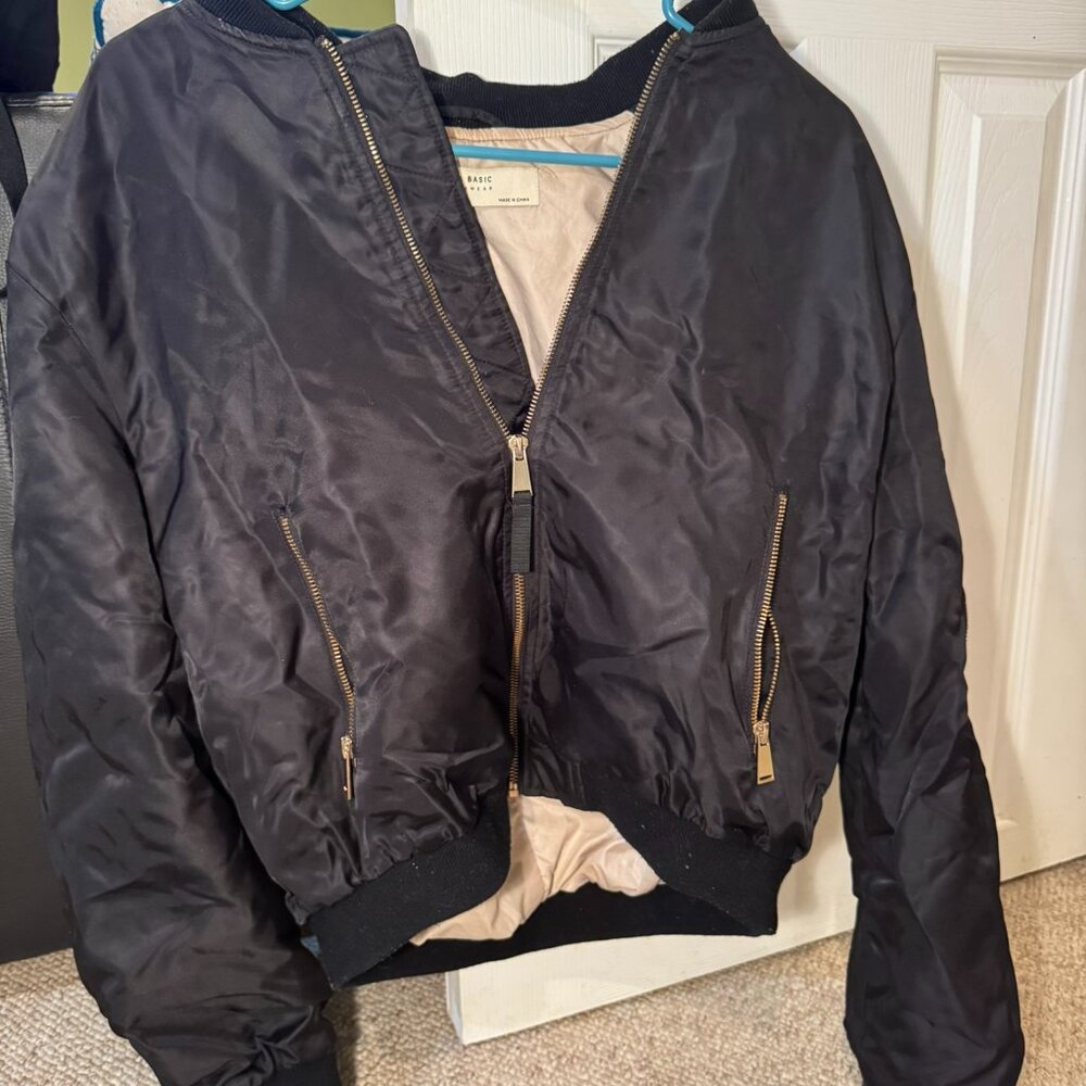 Vintage Zara Bomber Jacket - size M